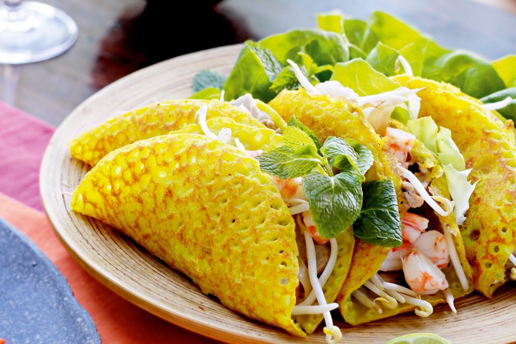 Bánh xèo hải sản 