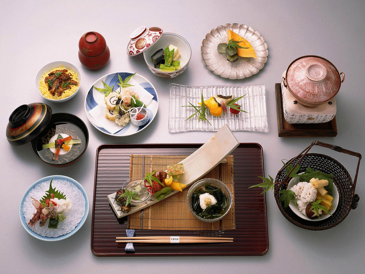 Японская кухня сервировка
