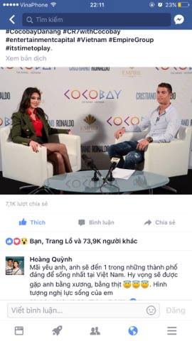 Tin CR7 mua nhà tại Việt Nam khiến fan nữ ngất ngây.