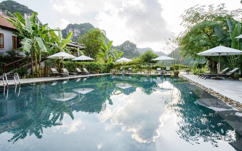 Đến Ninh Bình để thả hồn ở Tam Coc Garden Resort thì chỉ có 